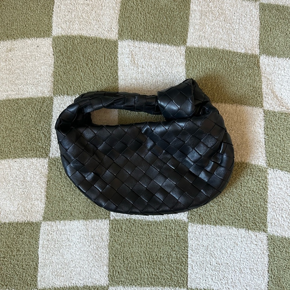 Bottega Veneta black Mini Jodie bag